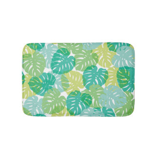 Tapis De Bain Plante de fromage exotique : Monstère tropicale