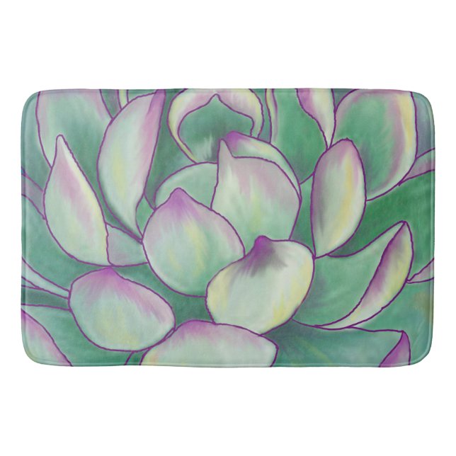 Tapis De Bain Plante succulent (Devant)