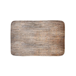 Tapis De Bain Plaque en bois brut