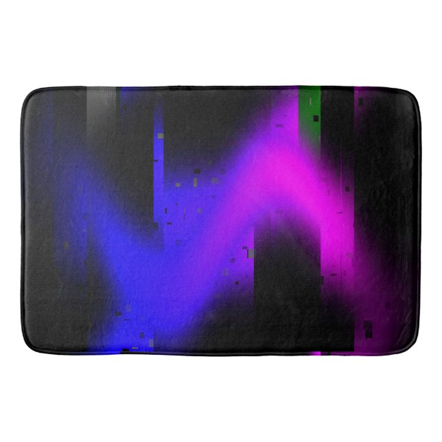 Tapis De Bain Plasma noir brillant (Devant)