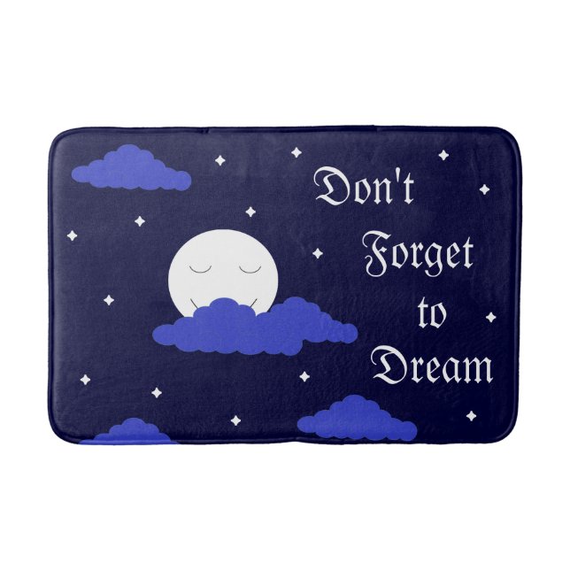 Tapis De Bain Pleine lune à Midnight & Stars (Devant)