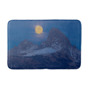 Tapis De Bain Pleine Lune Levante   Grand Teton Driggs, Idaho