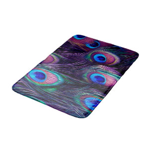 Tapis De Bain Plume de paon
