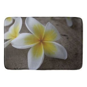Tapis De Bain Plumeria - Photographie florale de frangipanier