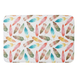 Tapis De Bain Plumes de couleur