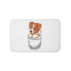 Tapis De Bain Pocket Cute Jack Russell Terrier