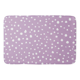 Tapis De Bain Points Dalmatiens Lilac, Points Dalmatiens, Pots D