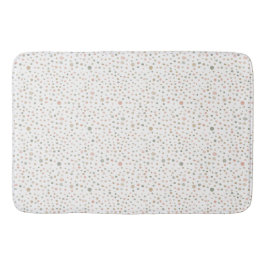 Tapis De Bain Points d'aquarelle Mandy Confetti
