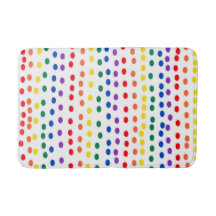 Points Rainbow Candy en blanc