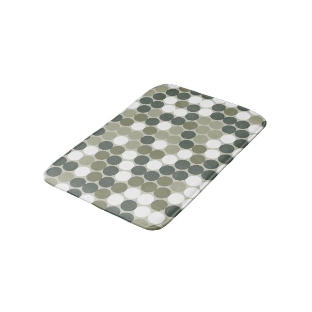 Tapis De Bain Points rétro (Angle)