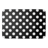 pois blancs en noir