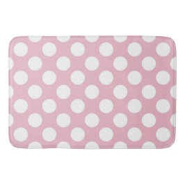 Tapis De Bain Pois roses, Motif Pointe Polka, Points, Pointe