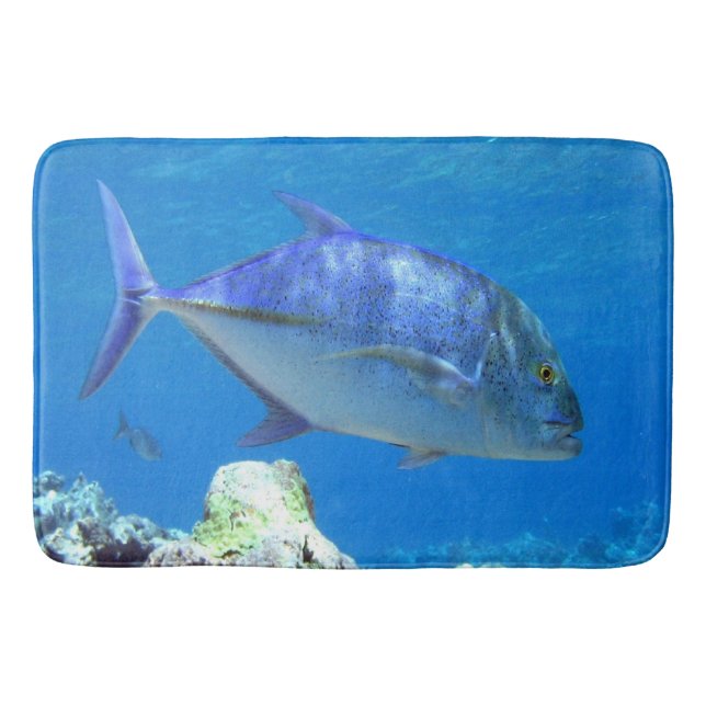 Tapis De Bain Poisson de thon bleu fin (Devant)