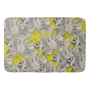 Tapis De Bain poisson mirage chartreuse