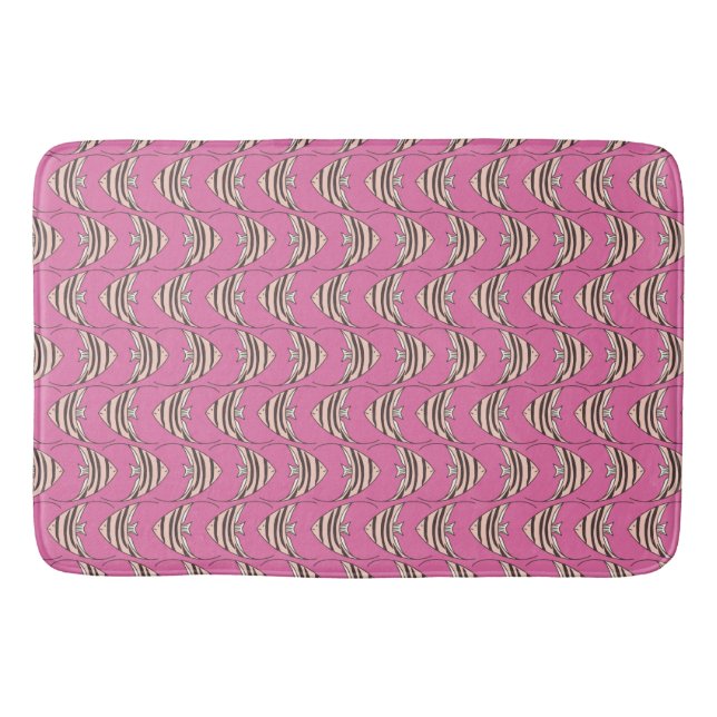 Tapis De Bain Poisson rose (Devant)