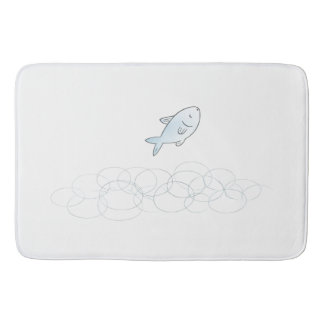 Tapis de bain Poisson sauteur