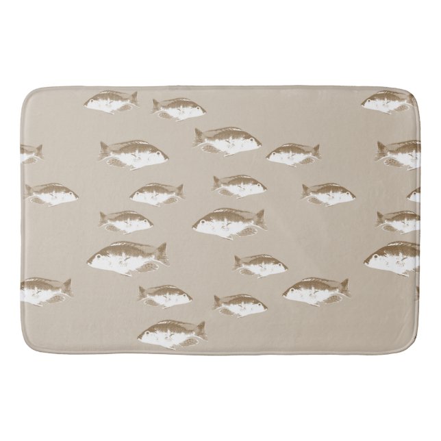 Tapis De Bain Poisson sépien (Devant)