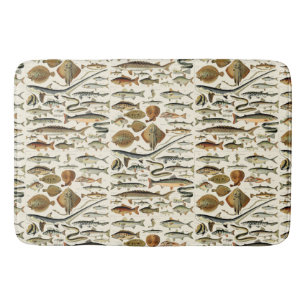 Tapis De Bain Poisson vintage par Adolphe Millot
