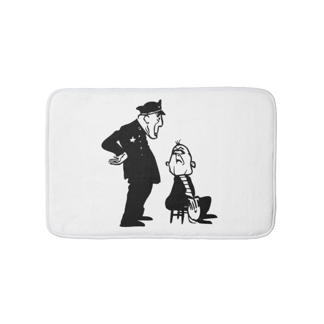 Tapis De Bain Police et cambriolage (Devant)