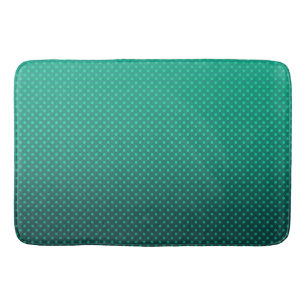 Tapis De Bain Polka point dégradé vert noir couleurs foncé