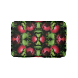 Tapis De Bain Pommes McIntosh Sur L'Arbre Nature Abstraite