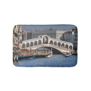 Tapis De Bain Pont du Rialto Venise Italie