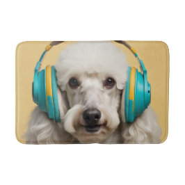 Tapis De Bain Poodé avec casque