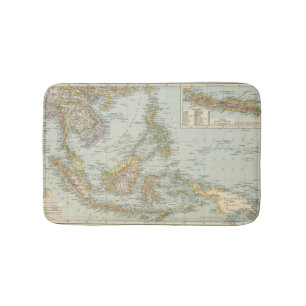 Tapis De Bain Porcelaine d'Indo et archipel de Malaysian