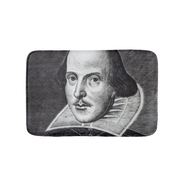 Tapis De Bain Portrait de William Shakespeare (Devant)