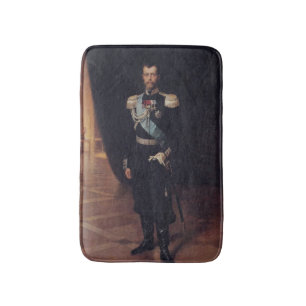 Tapis De Bain Portrait du tsar Nicholas II (par Albert Edelfeel)