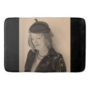 Tapis De Bain Portrait d'une belle femme