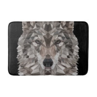 Portrait géométrique Wolf Lone