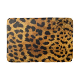 Tapis De Bain poster de animal safari branché leopard motif