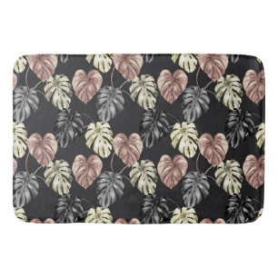 Tapis De Bain Poster de animal tropical et série verte Design 31