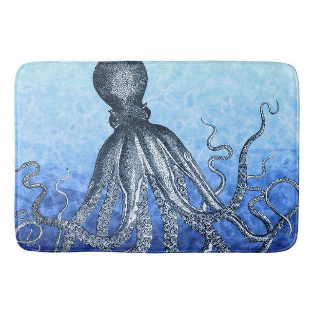 Tapis De Bain Poulpe de mer profonde (Devant)