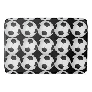 Tapis de bain pour garçon athlétique Ballons de fo