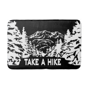 Tapis De Bain Prenez une citation Hippique paysage montagnard mo