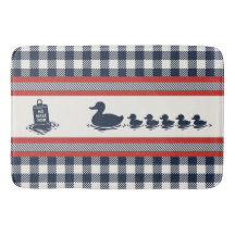 Preppy Boys Duck & Gingham-  Navy Red 
