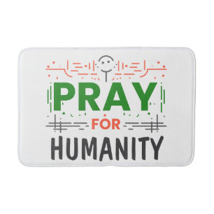 Tapis De Bain Priez Pour : Honorer l'Humanité