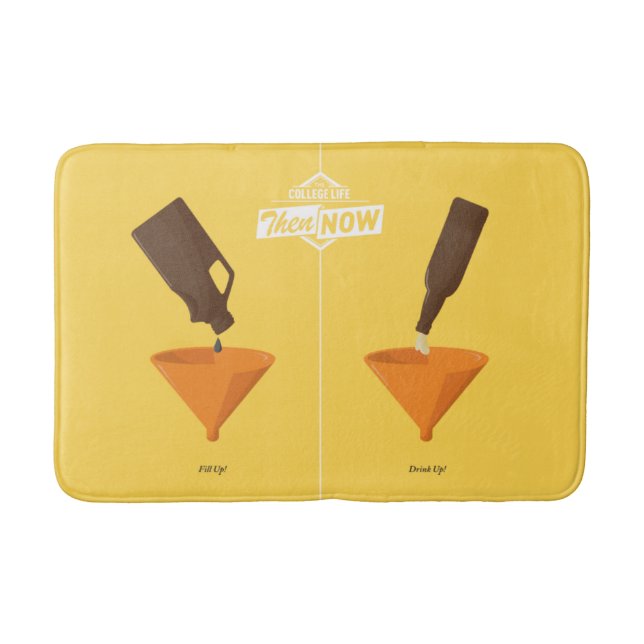 Tapis De Bain Puis et maintenant : Puanteur de bière (Devant)
