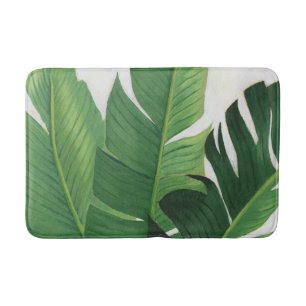Tapis De Bain Pura Vida - Feuilles tropicaux
