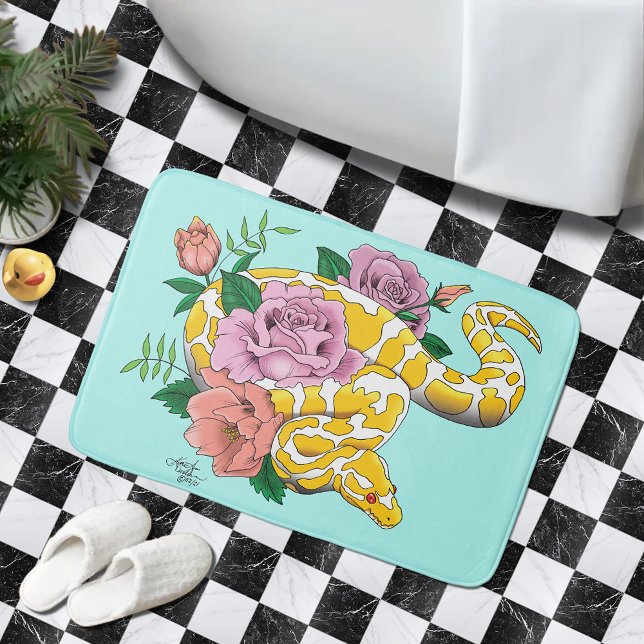 Tapis De Bain Python albino (Créateur téléchargé)