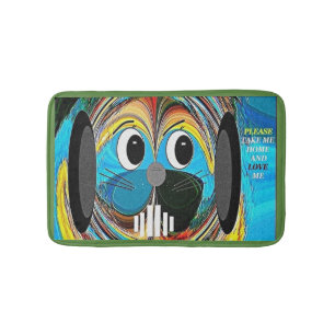 Tapis De Bain "Qui pourrait résister" Petit Mat (Animal)