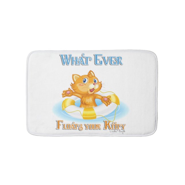 Tapis De Bain Quoi qu'il flotte votre Kitty (Devant)