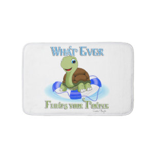Tapis De Bain Quoi qu'il flotte votre tortue 2