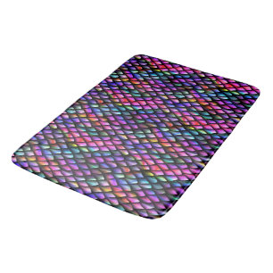 Tapis De Bain Rainbow Dragon Scales Bath Mat