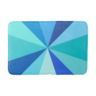 Tapis De Bain Rayons 60s géométriques géniaux modernes d'art de
