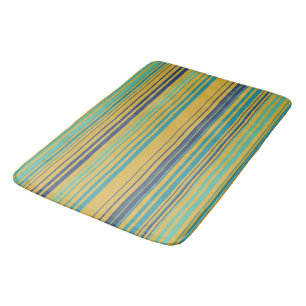 Tapis De Bain Rayures de paon