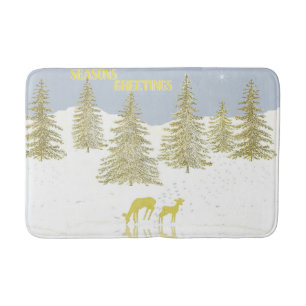 Tapis De Bain Réflexion des cerfs