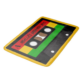 Tapis De Bain Reggae Music Musician Singer Cassette Tape